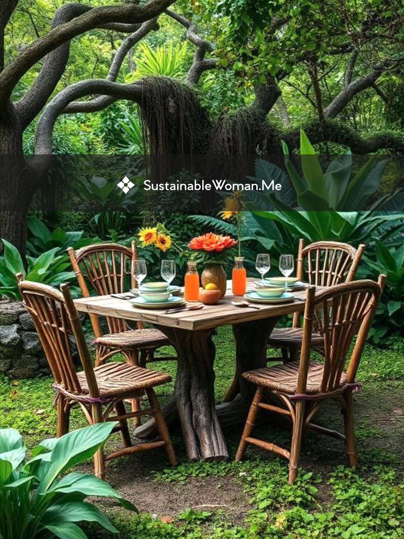 Wildcrafted Comfort: Where the Forest Meets the Firepit. Raw Luxe Redux - The Earthy Elements Go Designer.