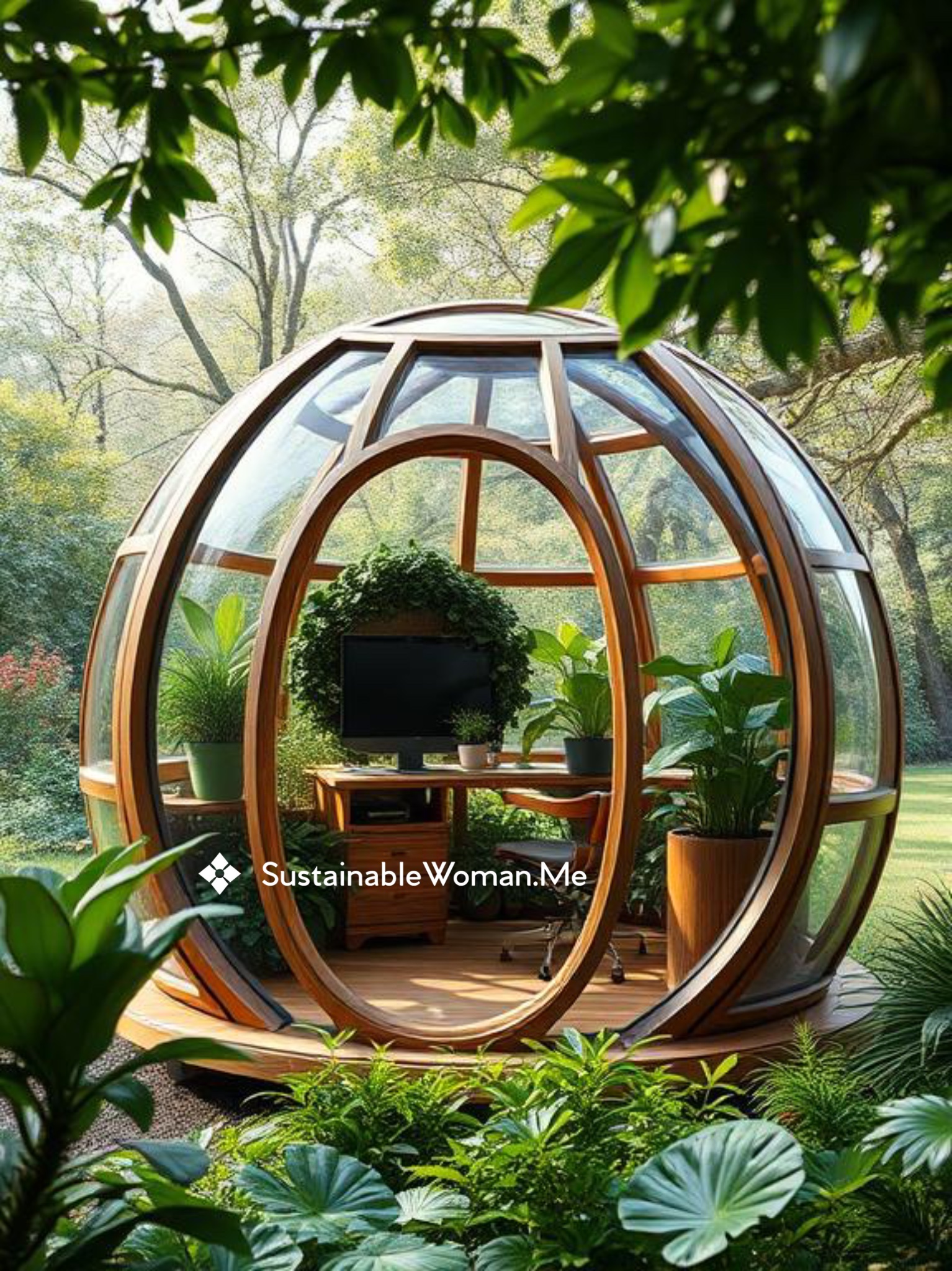 The Greenhouse Grind: Remote Work Meets Jungle Vibes.