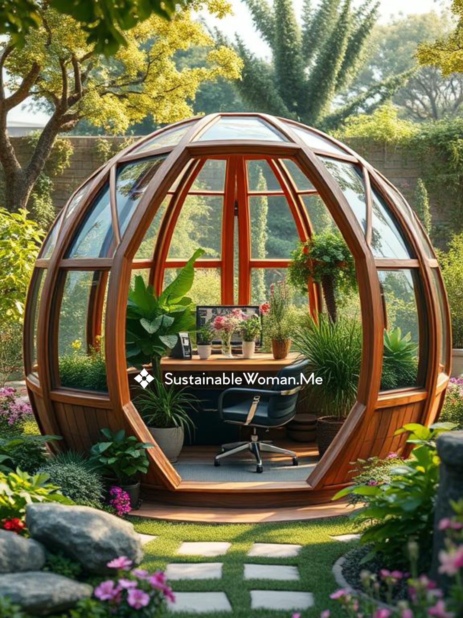 Green Escape Paradise Pods: Office Work Meets Eco-Retreat.